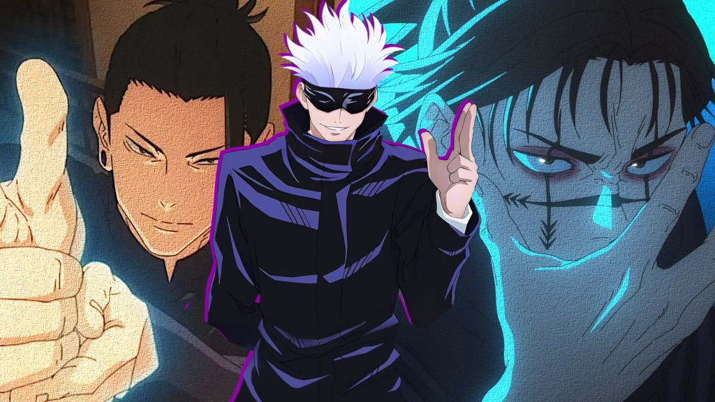 Gojo, Geto, and Choso in Jujutsu Kaisen